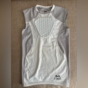 McDavid Boy’s Youth Size M Hexpad Hex Sternum Shirt Baseball Chest Protector